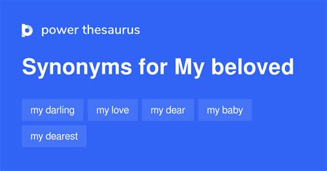beloved synonyms